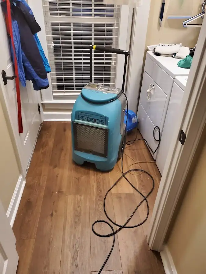 Commercial dehumidifier deployed for Flood Damage Cleanup in Olive Branch