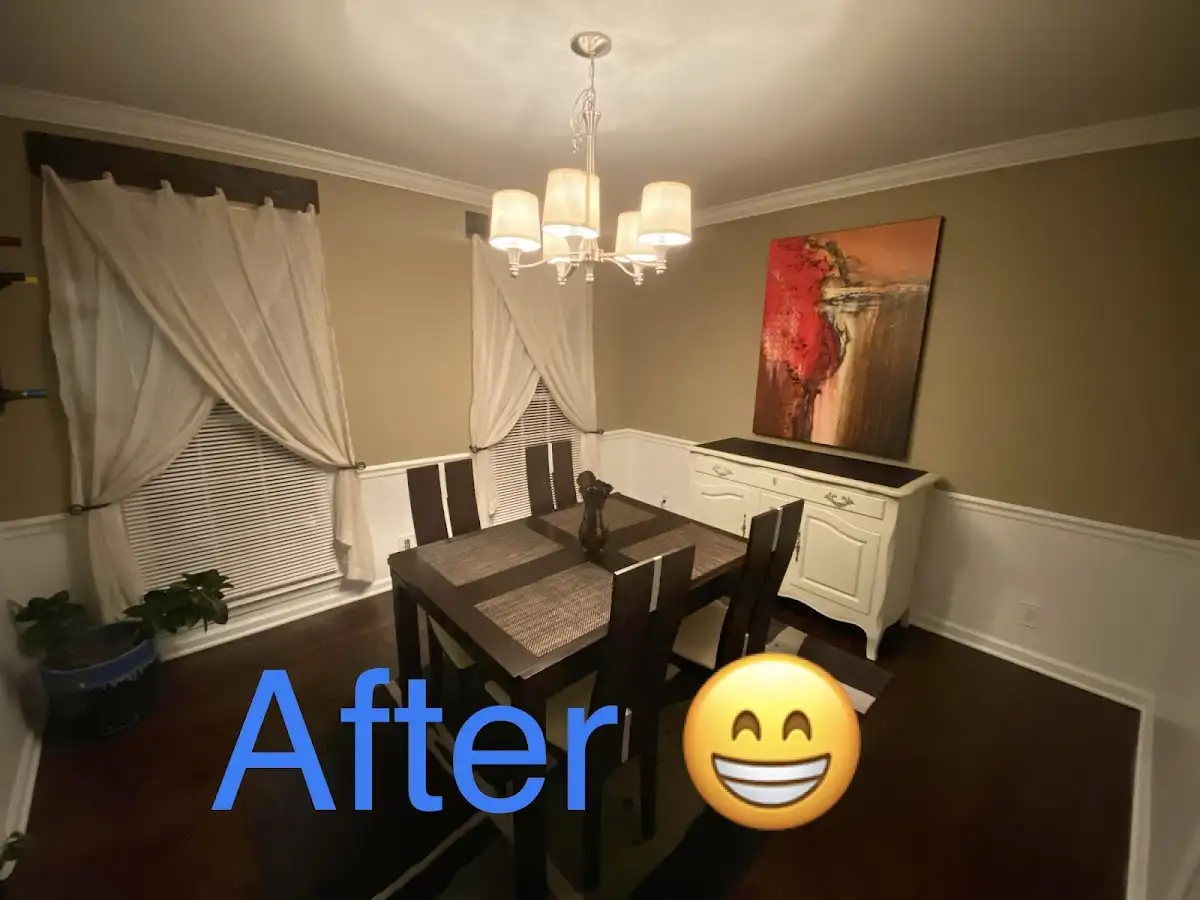 Professional dining room restoration after water damage in Olive Branch